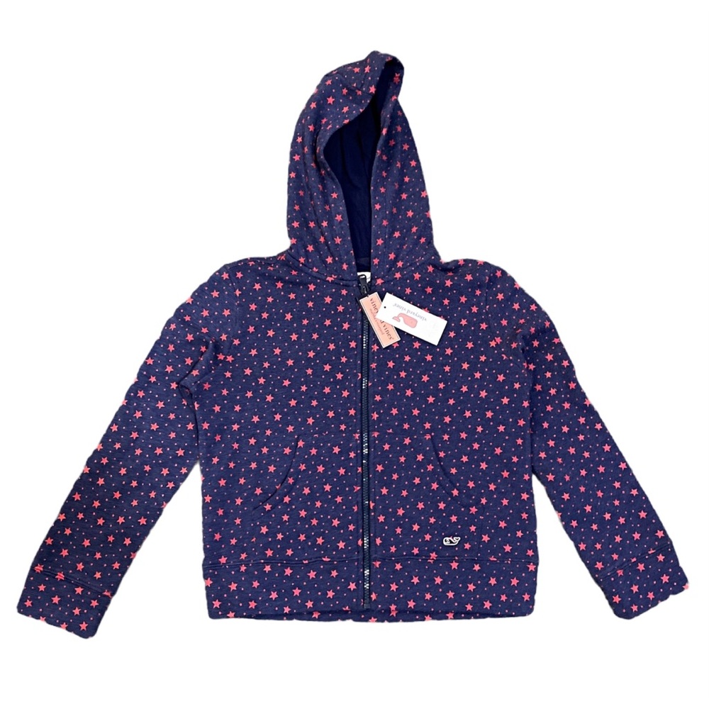 ❗️FINAL❗️ 🆕 Vineyard Vines Star Print Full Zip Hoodie 🔴🔴